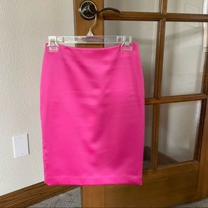 Julie Haus Pencil Skirt, Pink, Size 2, likely a sample